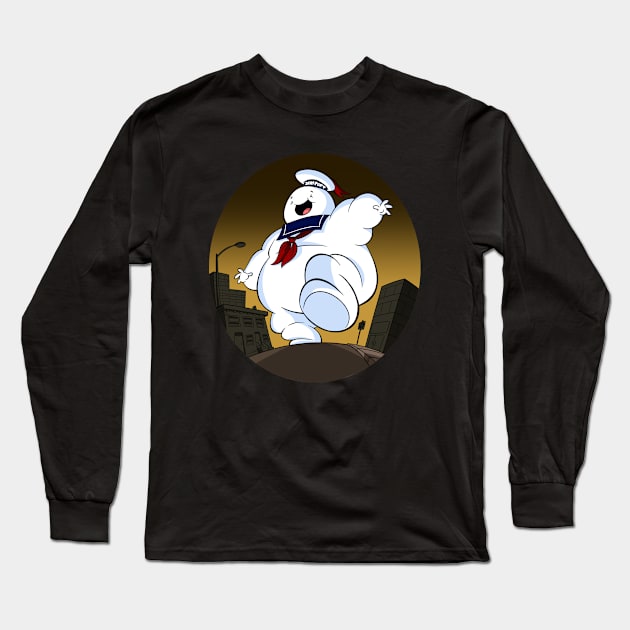 Stay Puft Long Sleeve T-Shirt by westinchurch